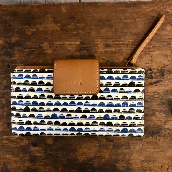 Fossil Handbags - Fossil leather/patterned Wallet/checkbook